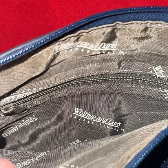 Whiting & Davis Navy Sequin Purse - Picture 8 of 11